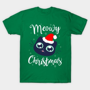 Meowy Christmas T-Shirt